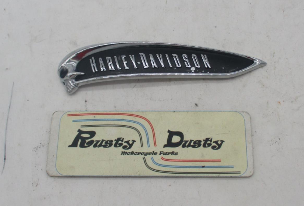 Harley Davidson Left Side CVO Gas Tank Emblem Skull – Rusty Dusty Parts