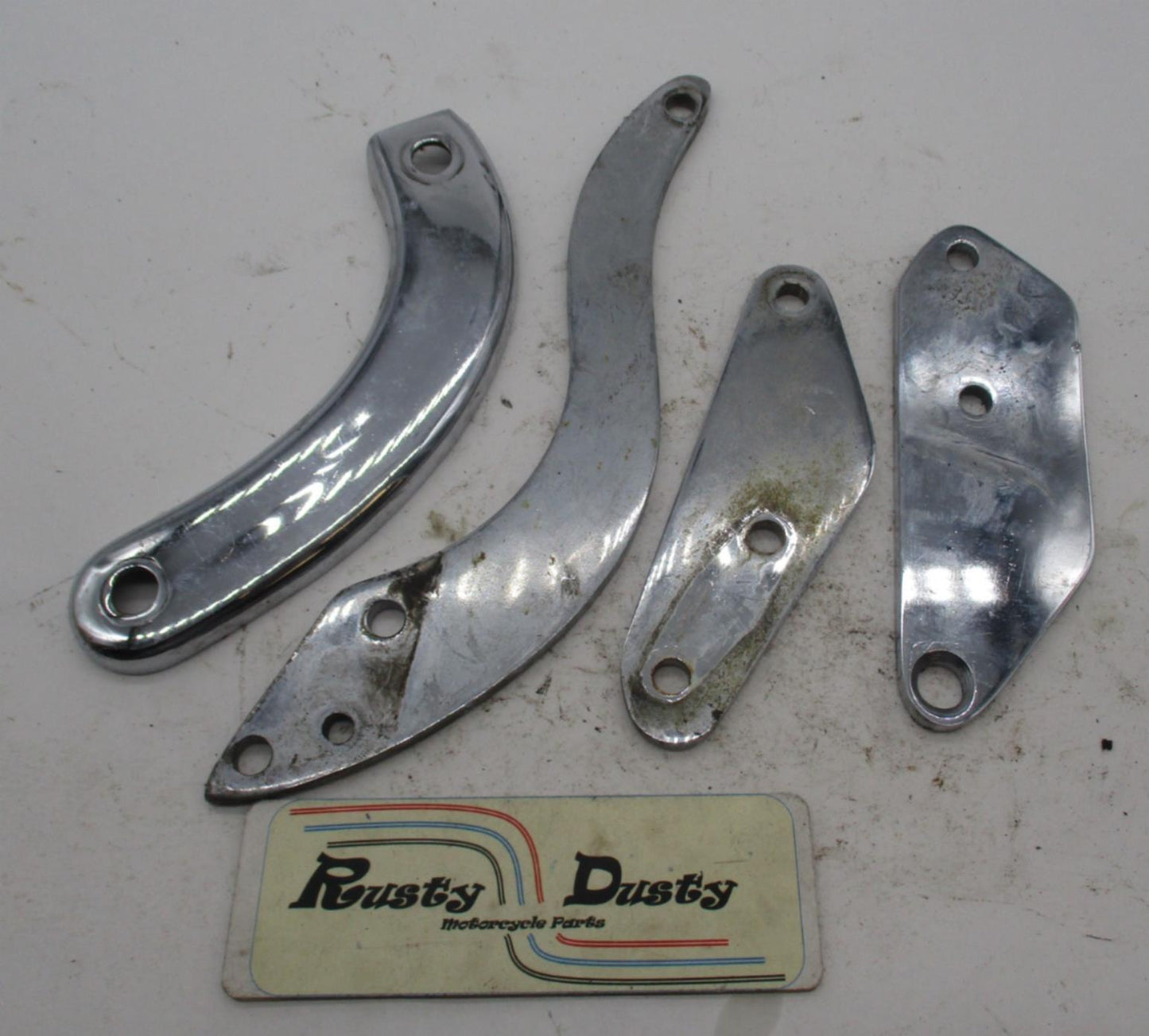 mixed Lot of Harley Davidson Foot Peg Highway Peg Mounting Brackets Shovelhead