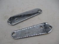 Harley Davidson Dyna Pair of Chrome Highway Peg Bracket Plates 49002-98