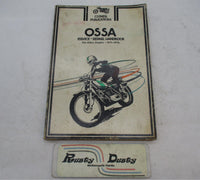 OSSA Clymer 1971-1976 125-250cc Singles Service Repair Manual Handbook Manual