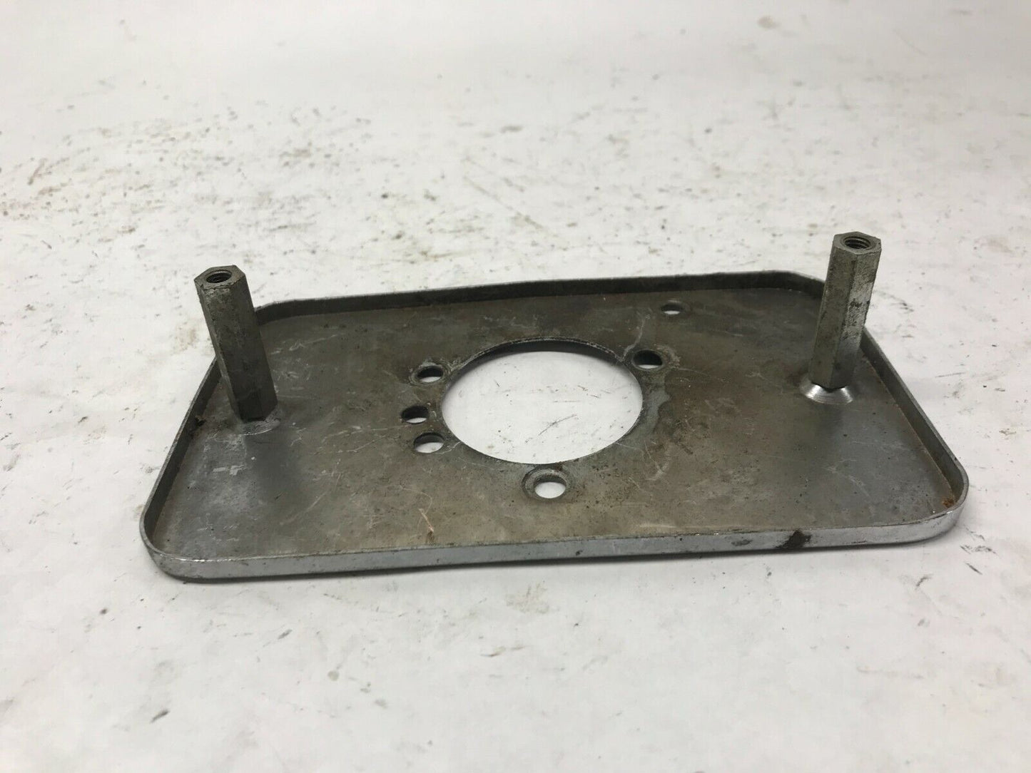 Harley Davidson Air Cleaner Intake Rectangular Back Mounting Plate Chrome
