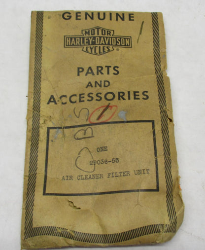 Harley Davidson NOS Genuine Air Cleaner Filter Element 29036-55 Hummer