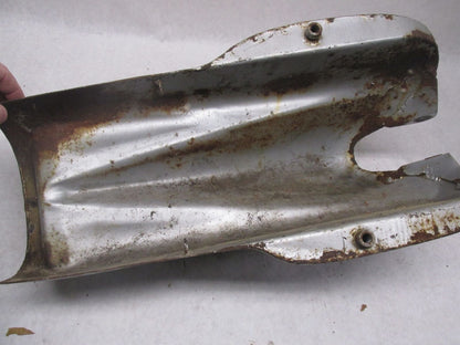 Vintage Italian Made in Itlay Silver Cafe Racer Motorcycle Gas Tank Gilera ?