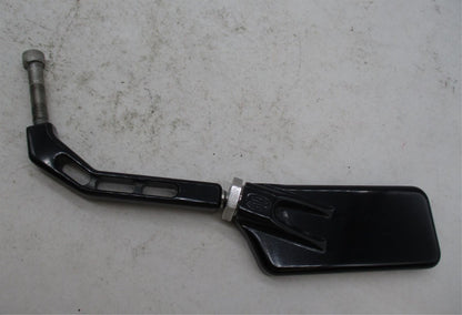 Slotted Black Custom Rectangular Right Side Rear View Custom Chopper Mirror