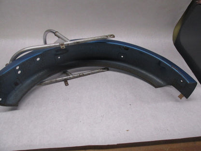 Triumph T100 T120 Blue Original Paint Rear Fender with Grab Handle