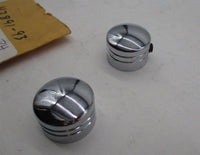 Lot of 2 Harley Davidson Genuine NOS Chrome Head Bolt Covers 43891-93