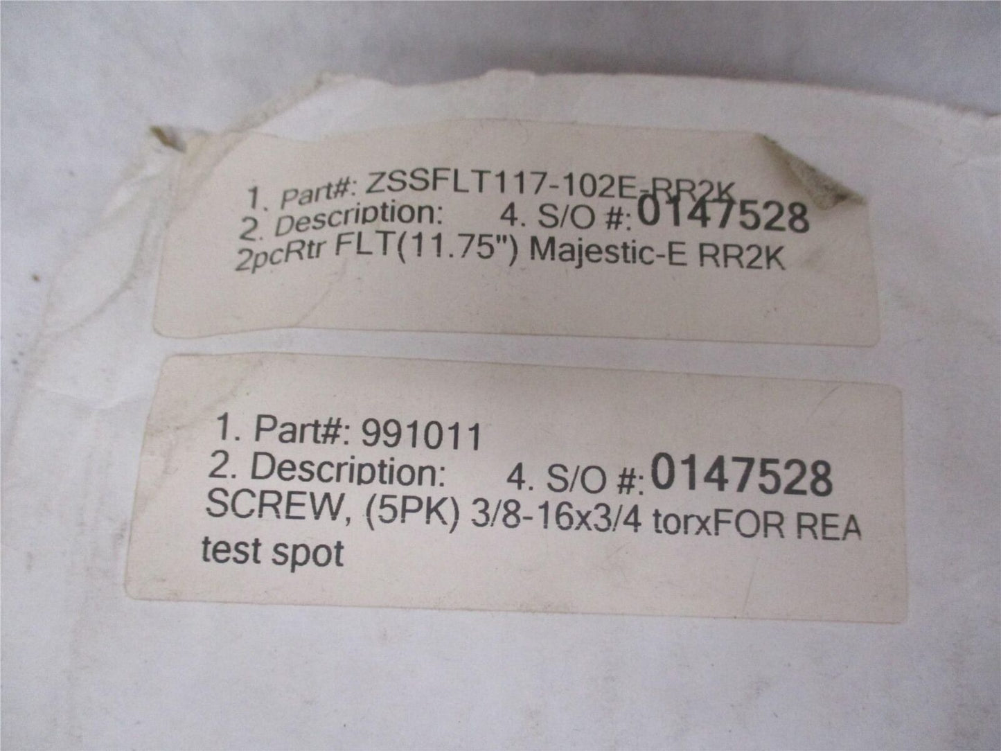 Majestic Floating Front Brake Rotor ZSSFLT117-102E-RR2K Harley FLH FLT