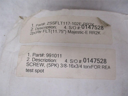 Majestic Floating Front Brake Rotor ZSSFLT117-102E-RR2K Harley FLH FLT