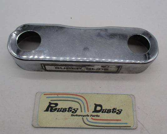 Harley-Davidson Super Glide Triple Tree Fork Upper Chrome Cover