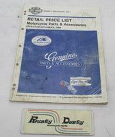 Harley Davidson Genuine 1989 Motorcycle Accessories Retail Price List Book