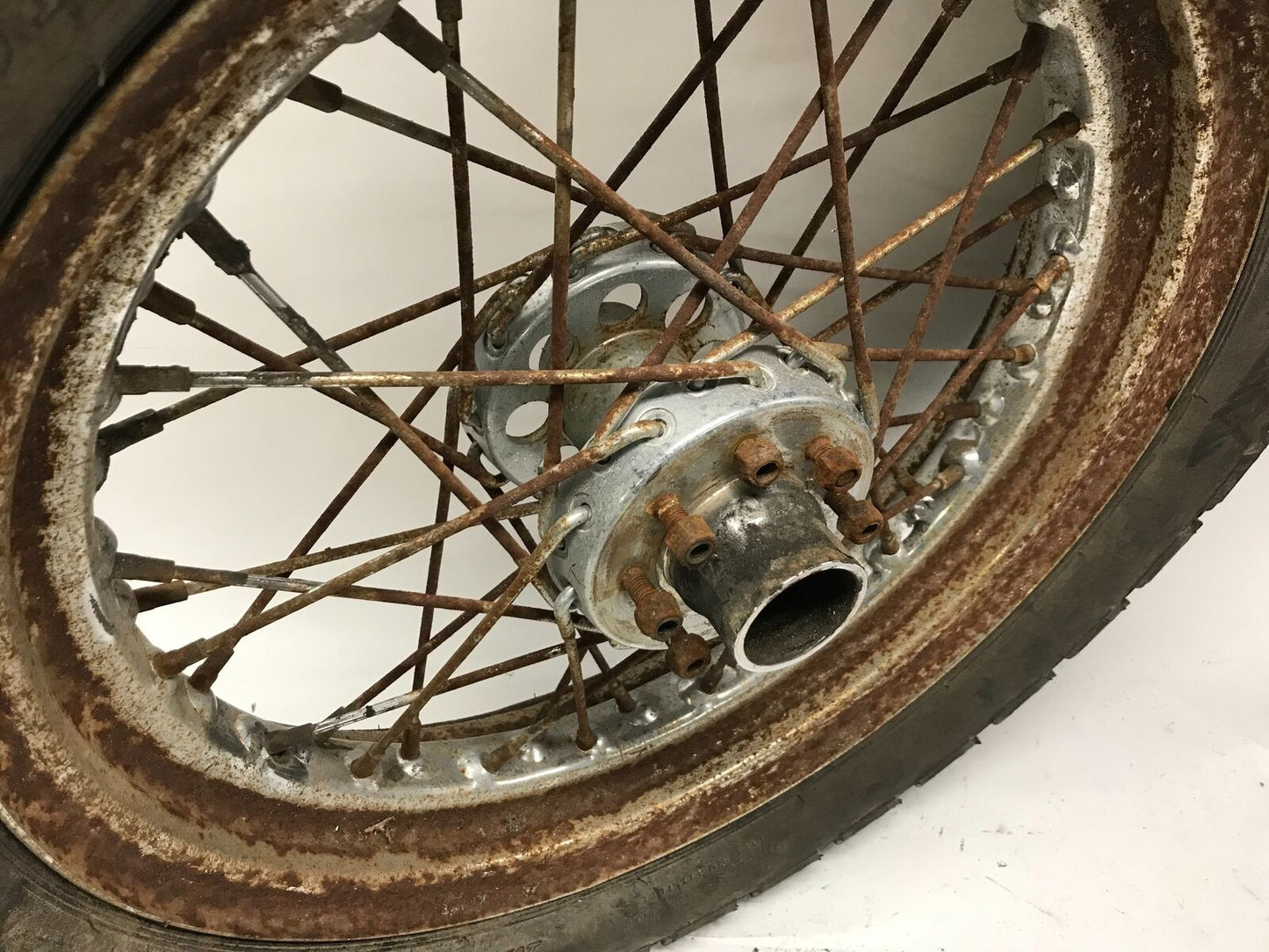 16" Rear Harley Spoke Wheel Shovelhead Spoke Chopper