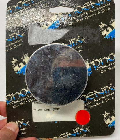 Phoenix Flat Gas Tank Cap Tank Cap Right Hand Harley Davidson