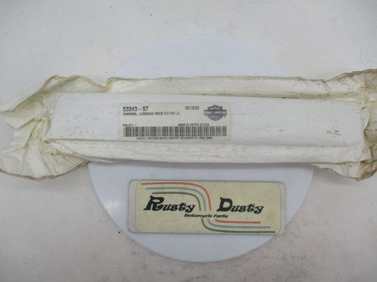 Harley-Davidson Genuine NOS Luggage Rack Outer Left Hand Channel 53343-97