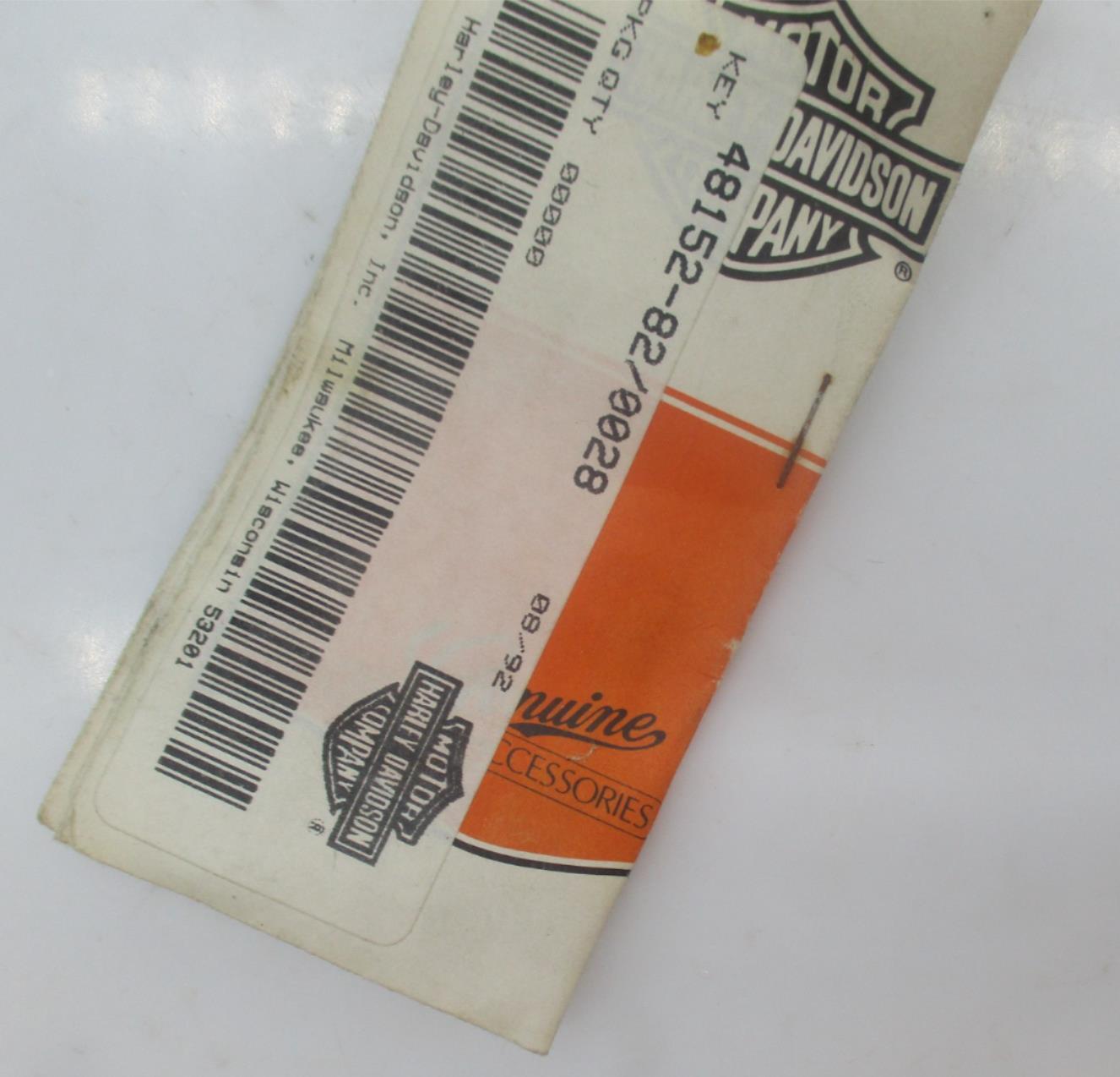 Set of 2 Harley-Davidson Genuine NOS Keys Code 0028 48152-82
