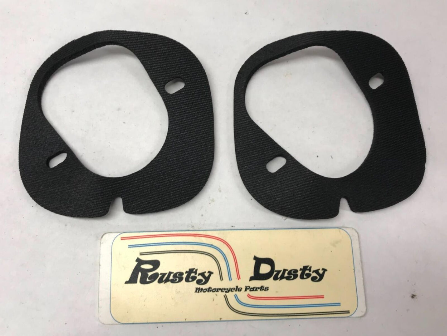 Lot (2) Harley Tail Lamp Mount Gaskets 1955-72 68123-55