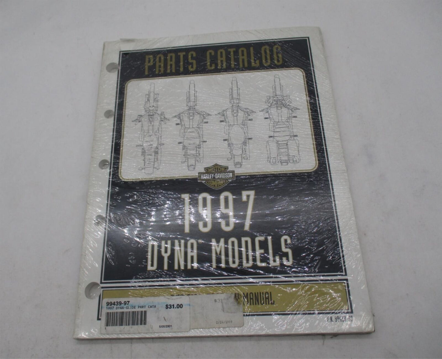 Harley Davidson Official Factory NOS 1997 Dyna Parts Catalog 99439-97