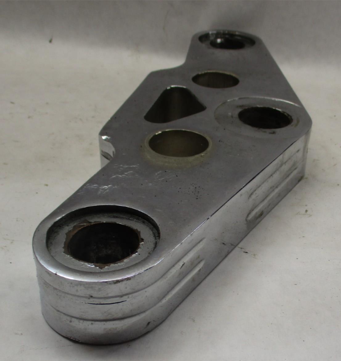 Harley Davidson Dyna Touring Softail Chrome Upper Triple Tree Fork Clamp Bracket