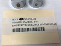 Wimmer Chrome Spacers W01-152 .649 Harley Chrome