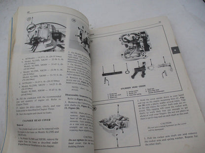 Honda Clymer 1978-1979 XR/XL250 and 500 Singles Service Repair Manual Book