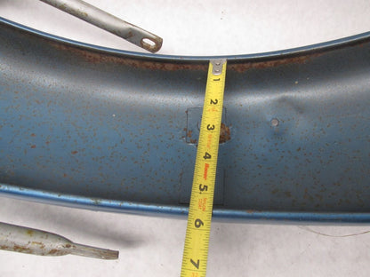 Triumph T100 T120 Blue Original Paint Rear Fender with Grab Handle