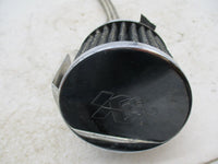 Harley Davidson K&N Chrome Breather Filter w/ Hose Line