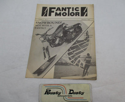 Vintage Original Fantic Motor 1982 Dealership Newsletter