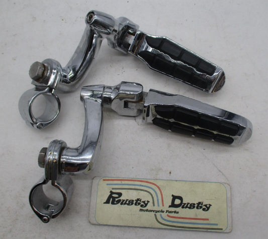 Harley Davidson Genuine Highway Pegs with Crash Engine Guard Bracket Clamps
