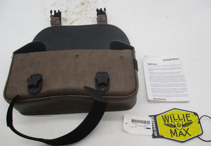 Willie & Max Double Down Motorcycle Harley Davidson Brown Tool Pouch 3510-0064
