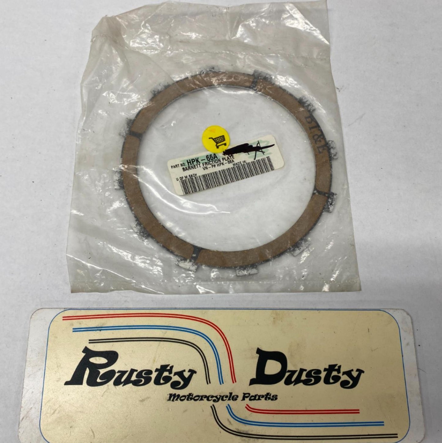 Barnett Friction Plate (1) HPK-66A Honda CBR