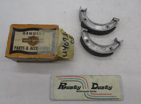 Pair of Harley  Aermacchi Genuine NOS M65 M50 MC65 Brake Shoes 44072-65