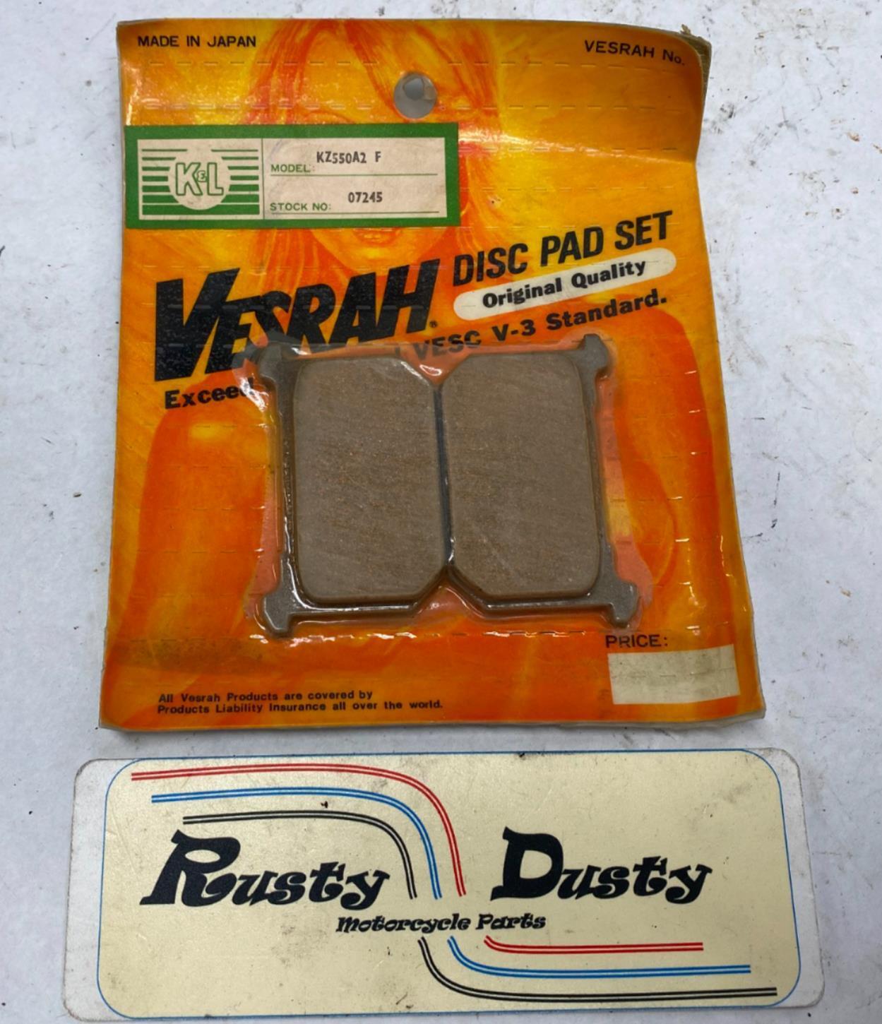 Vesrah Motorcycle Brake Pads KZ550A2-F 07245