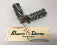 Harley Shovelhead Ribbed Highway Pegs Foot Pegs Rubber