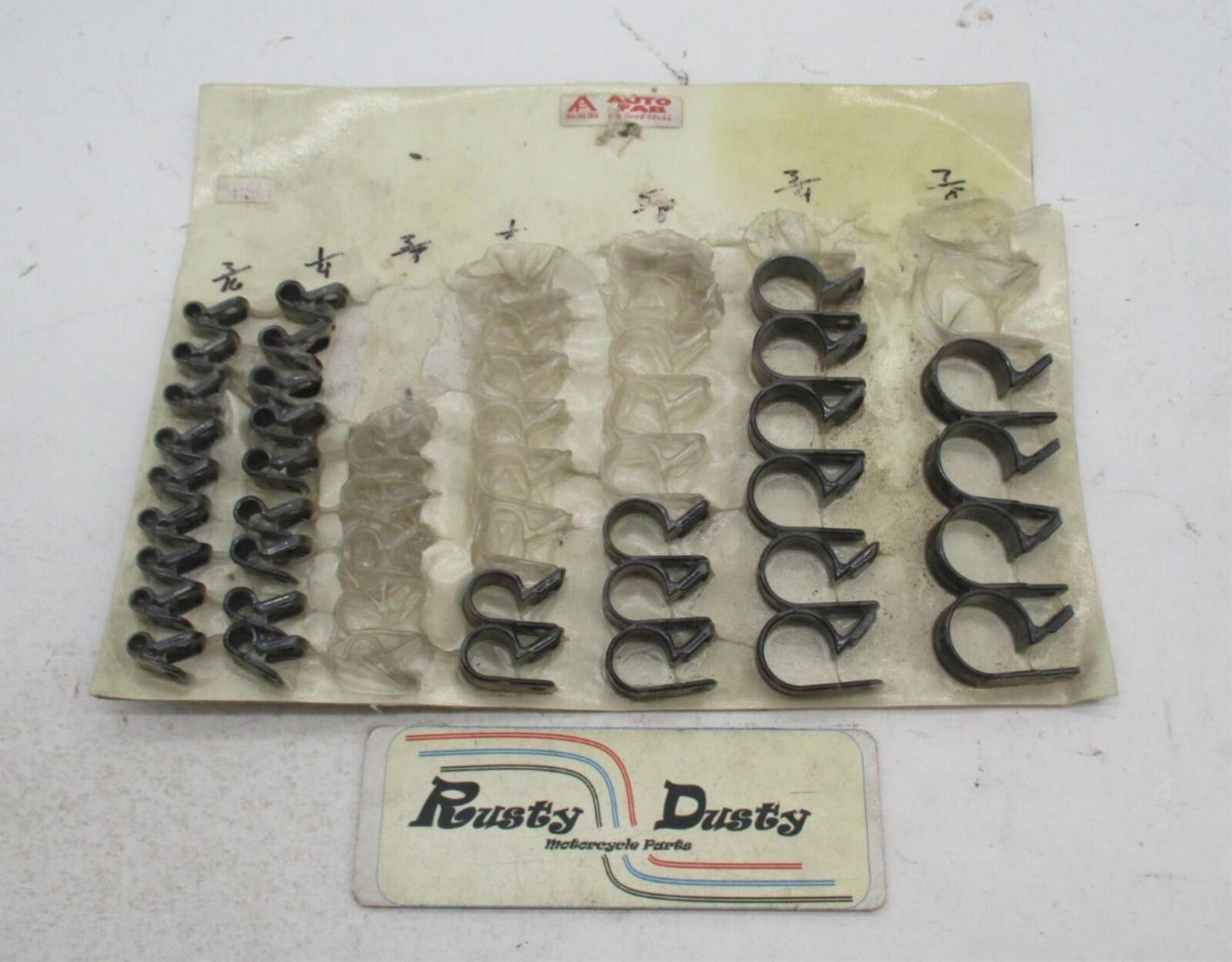 Mixed Lot of Harley Motorcycle Wire Retaining Clips Variety of Sizes