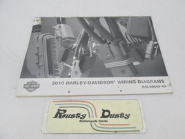 Harley Davidson Official Factory Genuine 2010 Wiring Diagrams 99949-10