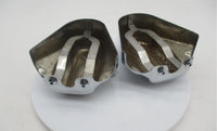 Pair of Harley Davidson Genuine Softail FatBoy Chrome Rear Swing Arm Covers