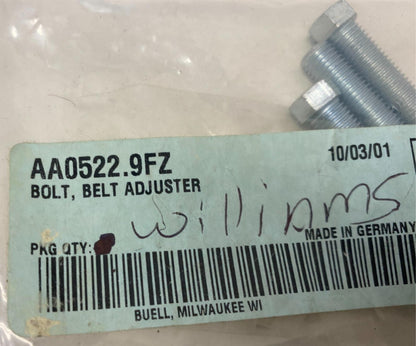 Harley Buell Genuine Belt Adjuster Bolt Lot (3) AA0522.9FZ