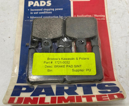 Tuf Stop Brake Pads 1721-0032 Kawasaki ZX10R ZX6R ZX12R