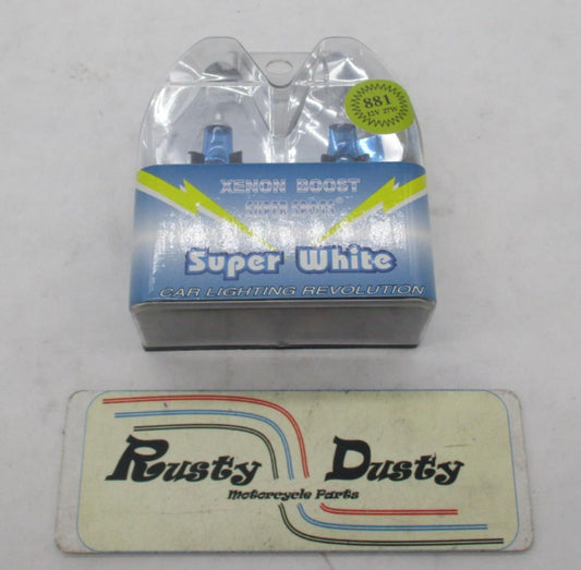 Super Spots Xenon Boost 881 12V 27W Super White Light Bulbs WIX-43382