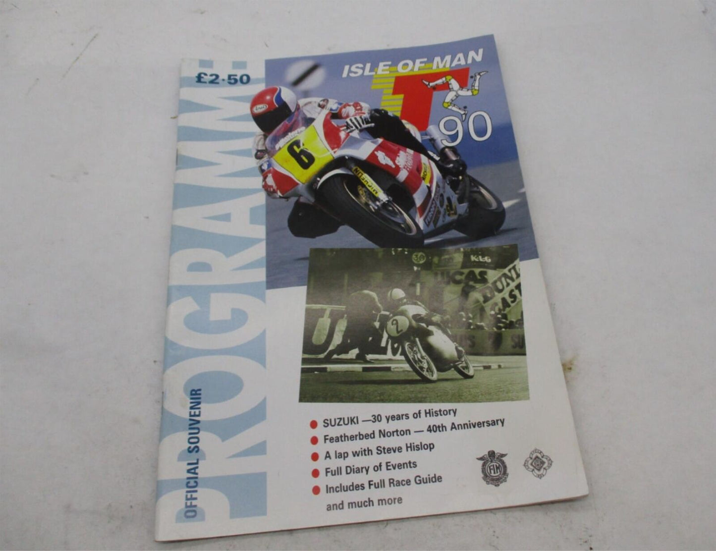 Isle of Man Race Racing 1990 Official Souvenir Program Book
