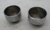 Harley Davidson Chrome Pair of Front Fork Tube Slider Boot Covers