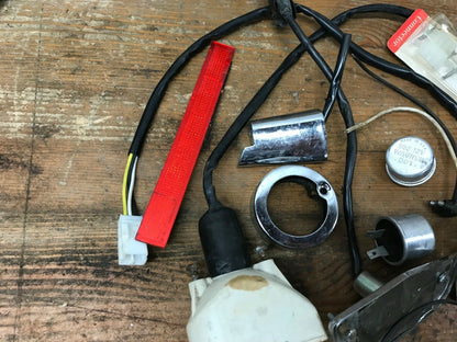 Mixed lot Harley Davidson Turn Signals Housing Blinker Wiring Parts  Lights