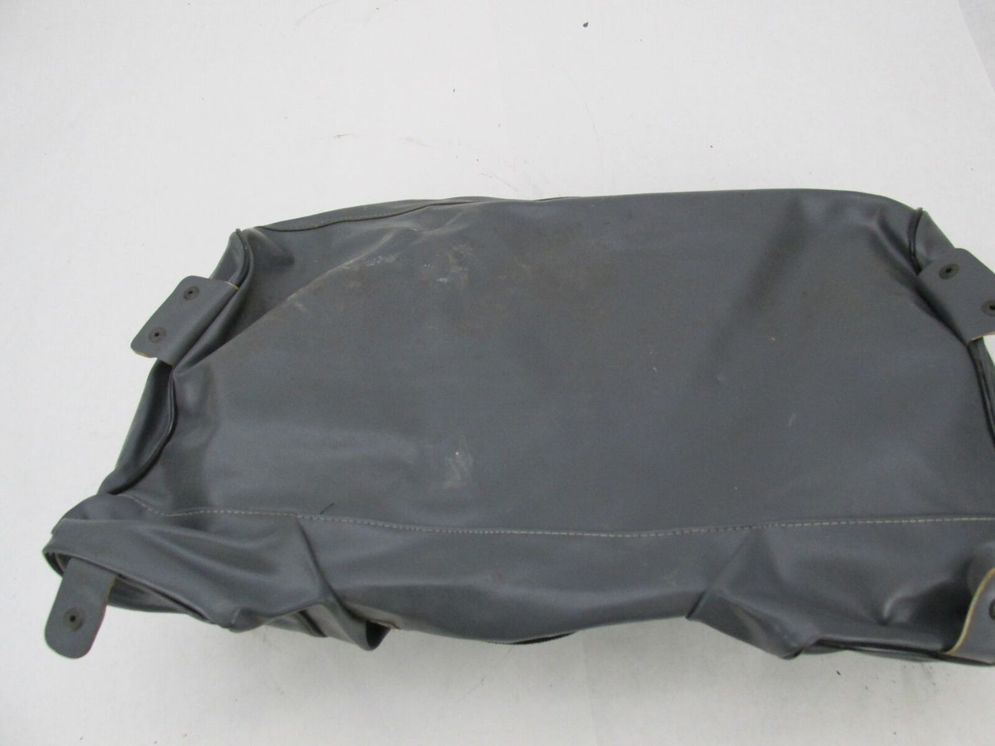 Vintage Add On Accessories Grey Motorcycle Universal Tail Duffel Travel Bag