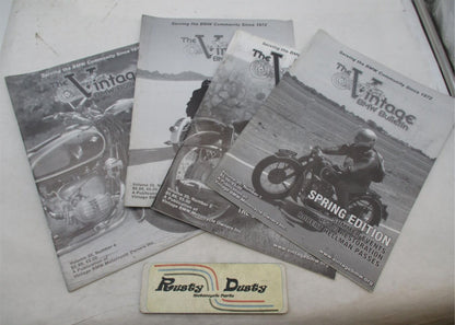 Complete Set of 4 The Vintage BMW Motorcycle Magazines Volume 35