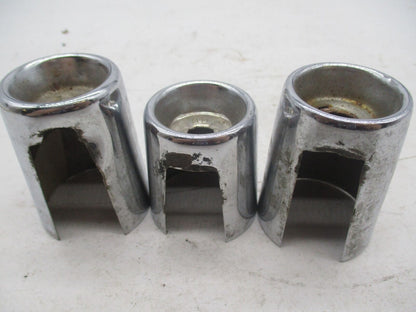 Mixed lot of 3 Harley Davidson Chrome Shock Tower Stud Covers Caps Multi fit