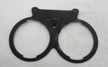 Harley Black Dual Gauge Mount w/ Indicator lens Bracket FXR Sportster XL
