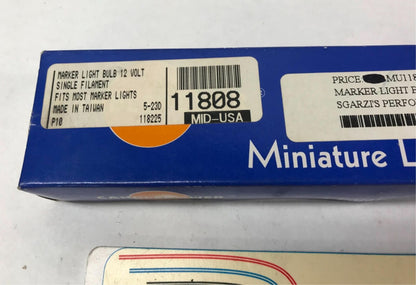 Pack of (10)  single filament Marker Turn Signal Lamp Light Bulbs 12V