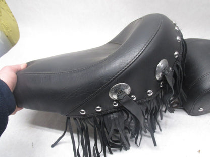 Harley Davidson Mustang Seat Chrome Studded with Conchos FX FL 58-84 75496 75340