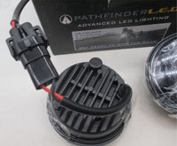 Harley Davidson Pathfinder 4.5" LED Passing Lamps Lights Black 226-0019