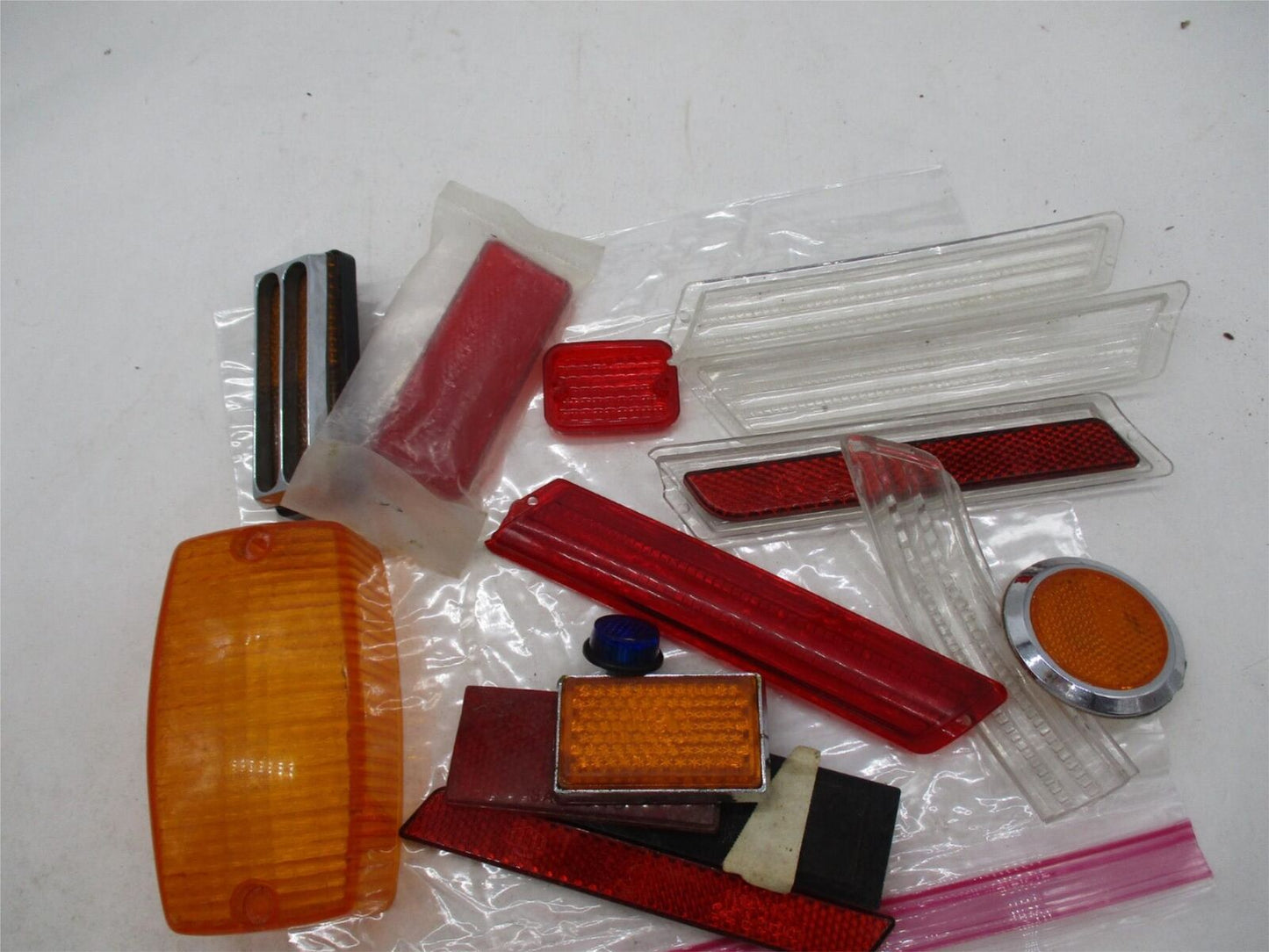 Mixed Lot of Random (Mostly Honda) Tail Light, Reflectors & Marker Lenses