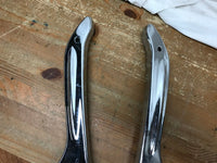 Honda Shadow VT700 700 FENDER STRUT COVERS Back Rest Chrome Nice Shape